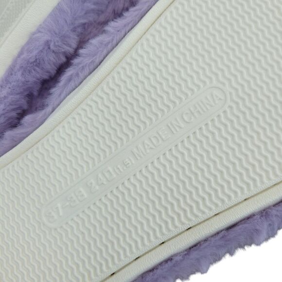 Brand New Sanrio Kuromi Purple Furry Slippers Size: 7US - Picture 6 of 9